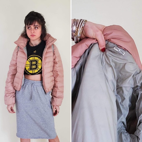 Miu Miu cropped puffer jacket - Picture 7 of 7